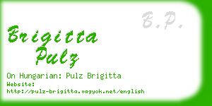 brigitta pulz business card